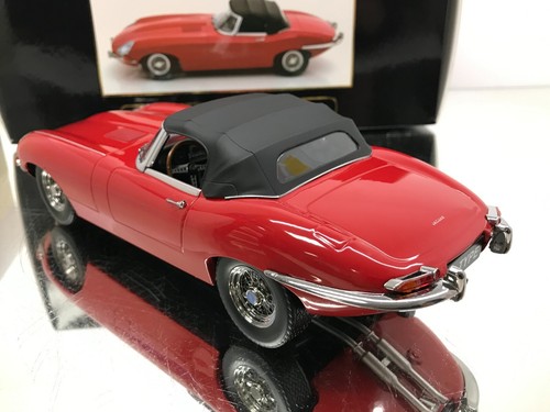KK SCALE KKDC180484 JAGUAR E TYPE SERIES 1 1961 CLOSED TOP RED 1:18- GOOD IN BOX - Imagen 5 de 9