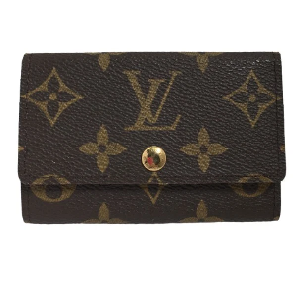 Louis Vuitton 6 Key Holder Monogram Brown Canvas M62630 Key Chain