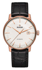 New Rado Coupole Classic Auto White Dial Leather Band Men's Watch R22877025  