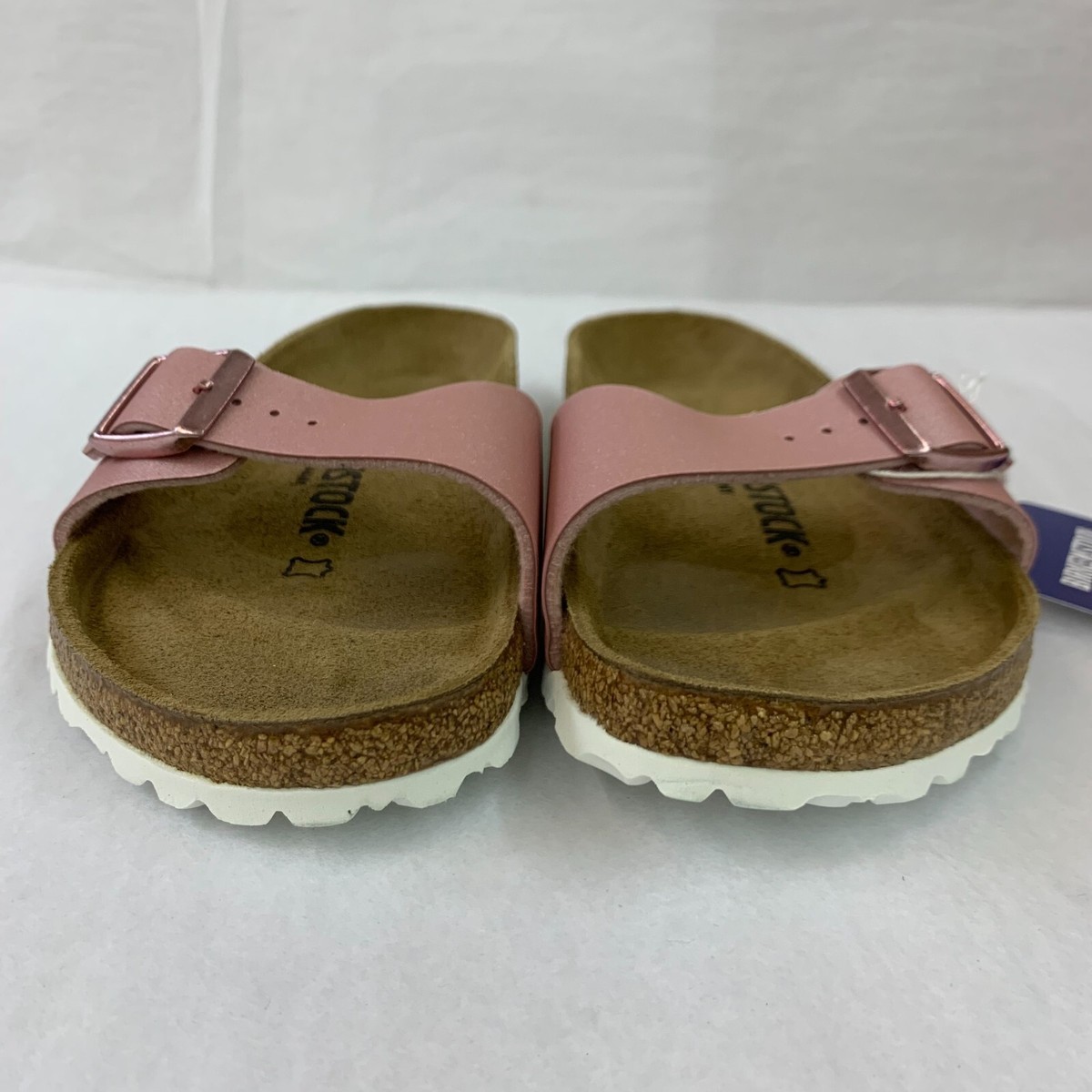 Birkenstock New w/ Box Madrid Icy Metallic Old Rose Birko-Flor Nar