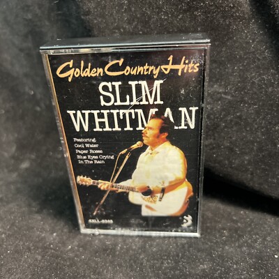SLIM WHITMAN GOLDEN COUNTRY HITS 4XLL-8348 Cassette Tape