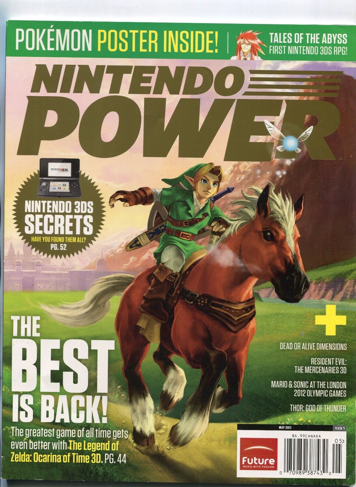 Nintendo Power May 2011: Ocarina of Time 3DS - Zelda Dungeon