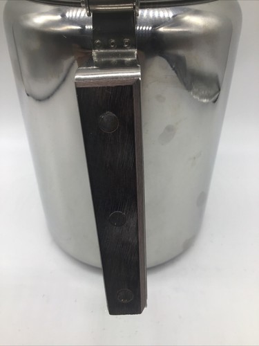 Vintage Tops Rapid Brew perolatore in acciaio inox con manico in permawood 2-9 tazze #409 - Foto 5 di 23