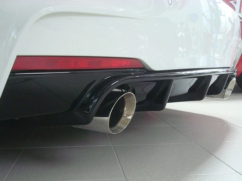 FOR BMW 3 SERIES F30 F31 M SPORT GLOSS BLACK PERFORMANCE REAR 