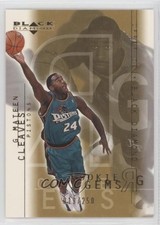 2000-01 Upper Deck Black Diamond Rookie Gems Gold 19/250 Mateen Cleaves #112 ni4