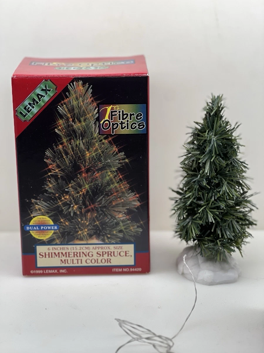LEMAX Albero Luminoso Crystal, 3 Colori Cambiabili, Piccolo, Set Da 4, Funziona A Batteria O Adattatore (4.5V) - 6