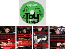 BILLY TALENT All 4 signed "TRY HONESTLY" CD Single Ben Kowalewicz COA Super Rare