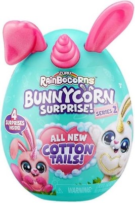ZURU Plush animal Rainbocorns Bunnycorn Surprise Series 2, plush animal mini