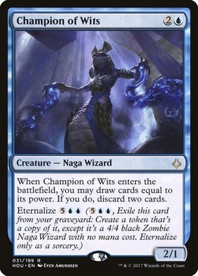 Champion of Wits - MtG Hour of Devastation - R031 NM 2017