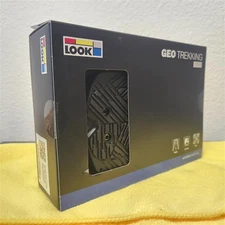 LOOK GEO TREKKING GRIP Pedals,Single Side Clipless with Platform Chromoly, 9/16”