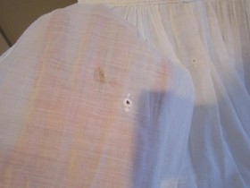 Antique 1910s/20s White Cotton Sleeveless Fitted Slip/Dress Whitework Embroidery