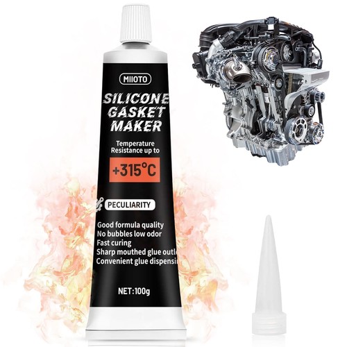 Silicone Noir, Pate a Joint Moteur, Silicone Haute Temperature, Pate a Joint ... - Zdjęcie 1 z 7