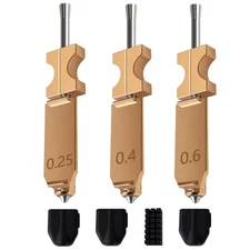 3PK Upgraded 0.25MM 0.4MM 0.6MM Hotend Kit for Flashforge AD5X Quick-Detachable 