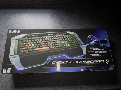 Saitek Eclipse Keyboard Cyborg Wired Gaming LED Keyboard PK17U in origin