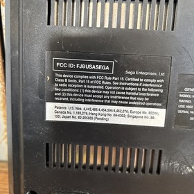 VTG  Sega Genesis Model 1 Console Only - 16 Bit Model 1601 - TMSS Model - #6