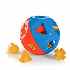 Tupperware Shape-O Toy Shape Sorter Ball Educational Toddler Learning Toy