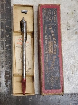Vintage Irwin No 2 Lockhead Machine Expansive Bit Set Orig. Box   Exceptional!