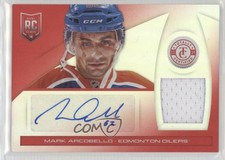 2013 Totally Certified Mirror Platinum Red Jerseys 18/25 Mark Arcobello Auto l7u