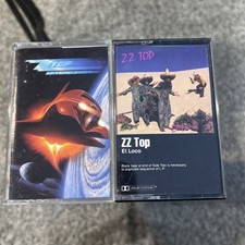 Zz Top Cassette Tape Lot El Loco Afterburner Vtg
