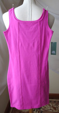 WILD FABLE MAGENTA DRESS BODYCON MINI SLEEVELESS SCOOP NECK 95% COTTON XS NEW