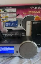 Aluratek AIRMM01F Internet Radio Alarm Clock with Built-in WiFi original box