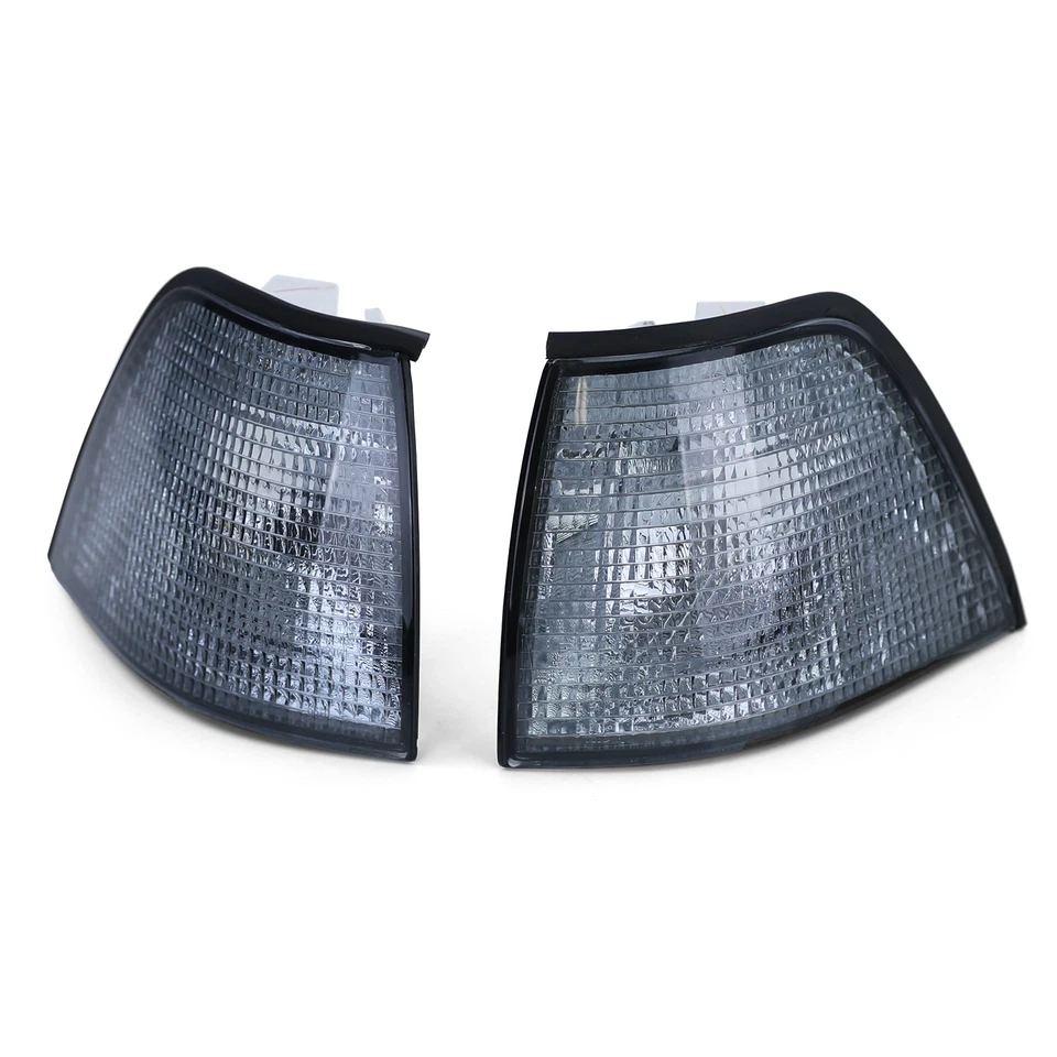 Indicatore di direzione nero fumo adatto per BMW Serie 3 E36 berlina Touring Compact 90-99 - Immagine 2 di 4