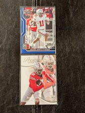 2023 Jaxon Smith-Njigba Rookie Card Lot (2) RC's Prestige Leaf SB Champ Seahawks