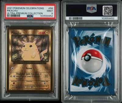 2021 POKEMON CELEBRATIONS ULTRA-PREMIUM COLLECTION #58 PIKACHU PSA