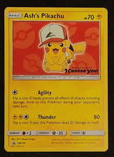 2017 Pokémon SM Black Star Promos Ash's Pikachu #SM109 EX-NM on eBay