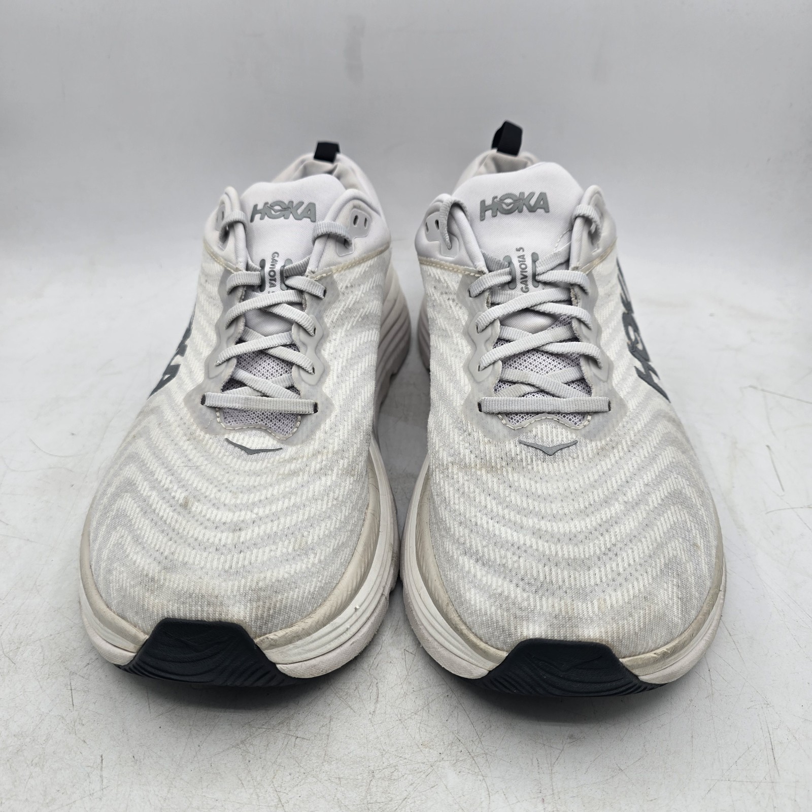 Hoka Gaviota 5 Mens US 11.5 2E EE Wide Running Shoes Walking Gym White 1134234 thumbnail 6