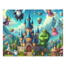 Fairytale Castle Jigsaw Puzzle - 30 to 1000 Pieces for Family Fun