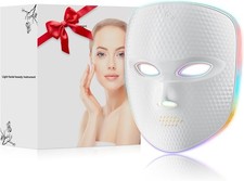 Red Light Therapy for Face-Led Face Mask Light Therapy with 3 Gears,2500Mah Batt