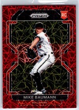 2022 Panini Prizm Red Velocity Prizm Mike Baumann #71
