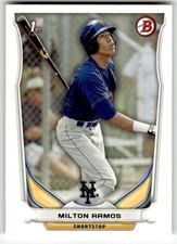 2014 Bowman Draft #DP84 Milton Ramos  1st New York Mets Baseball