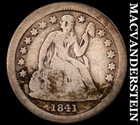1841-O Seated Liberty Dime - Scarce  Semi-key  Better Date  No Reserve  #J9719
