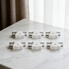 Metal Curtain Pulleys 6 Pack for Roman Blinds Smooth Operation and Easy Install