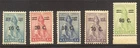 ANGOLA #263-67 Mint NH - 1934 Overprint Set ($42)
