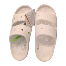 Crocs Classic v2- 209403-100- Sandal/Slide- White - Women's Size 9/Men's 7 - NWT