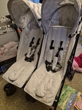 My Babiie Double Twin Duo Buggy Tandem Pushchair Unisex, Foldable