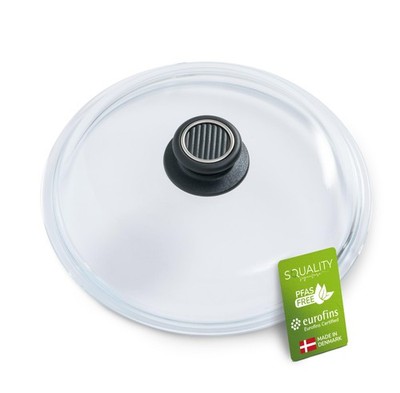 Quality Premium Topfdeckel 24 cm | Pfanne aus Pyrex | Glas 24 cm,