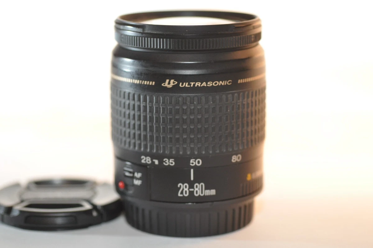 Canon EF Camera Lenses 28-80mm Focal f/3.5-5.6 Maximum Aperture