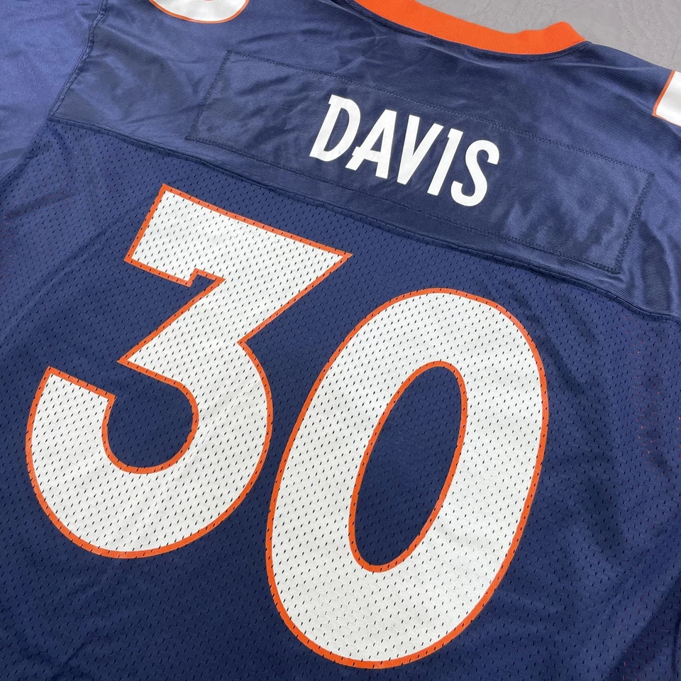 Camiseta de fútbol americano vintage de los Denver Broncos para hombre XL Terrell Davis NFL Starter años 90 Foto 3 de 4