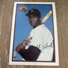 1989 Bowman Jerald Clark #462 San Diego Padres Rookie Baseball Trading Card. rookie card picture