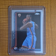 2025-26 Topps Chrome Thomas Sorber Oklahoma City Thunder Rookie #265 Basketball