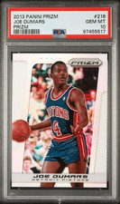Joe Dumars 2013 Panini Prizm Silver PSA 10 Detroit Pistons #216 POP 3