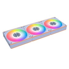 Lian Li UNI FAN CL Flex 120mm Normal Blade ARGB Fan 3 Pack W/ Controller White