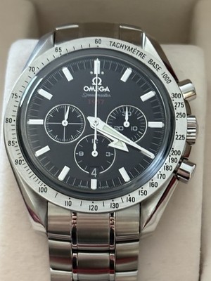 OMEGA Speedmaster Broad Arrow 1957 Chronograph Automatik Full Set