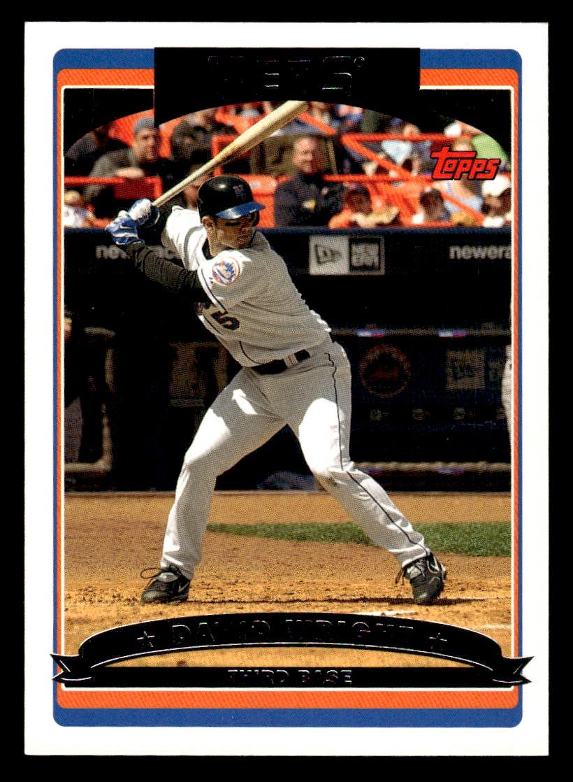 2006 Topps New York Mets #NYM1 David Wright Card New York Mets