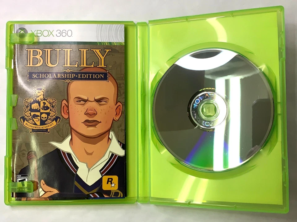 Bully Scholarship Edition (Microsoft Xbox 360, 2008) w/ Poster CIB Game - Image 4 of 4