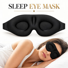 Máscara de dormir 3D para personas que duermen de lado (hombres y mujeres), Zero